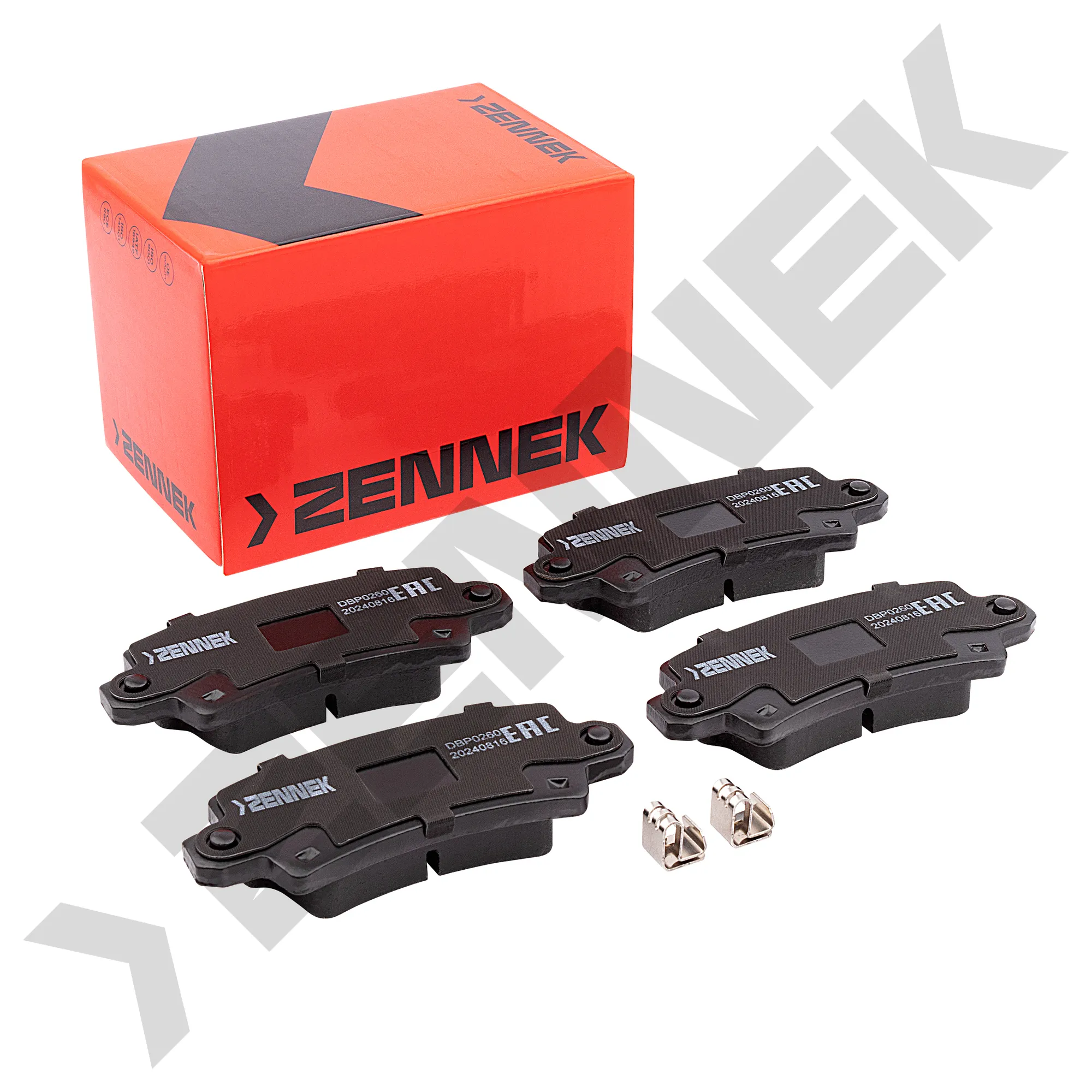 Колодки тормозные дисковые задние TOYOTA COROLLA 95-08, ZENNEK DBP0260