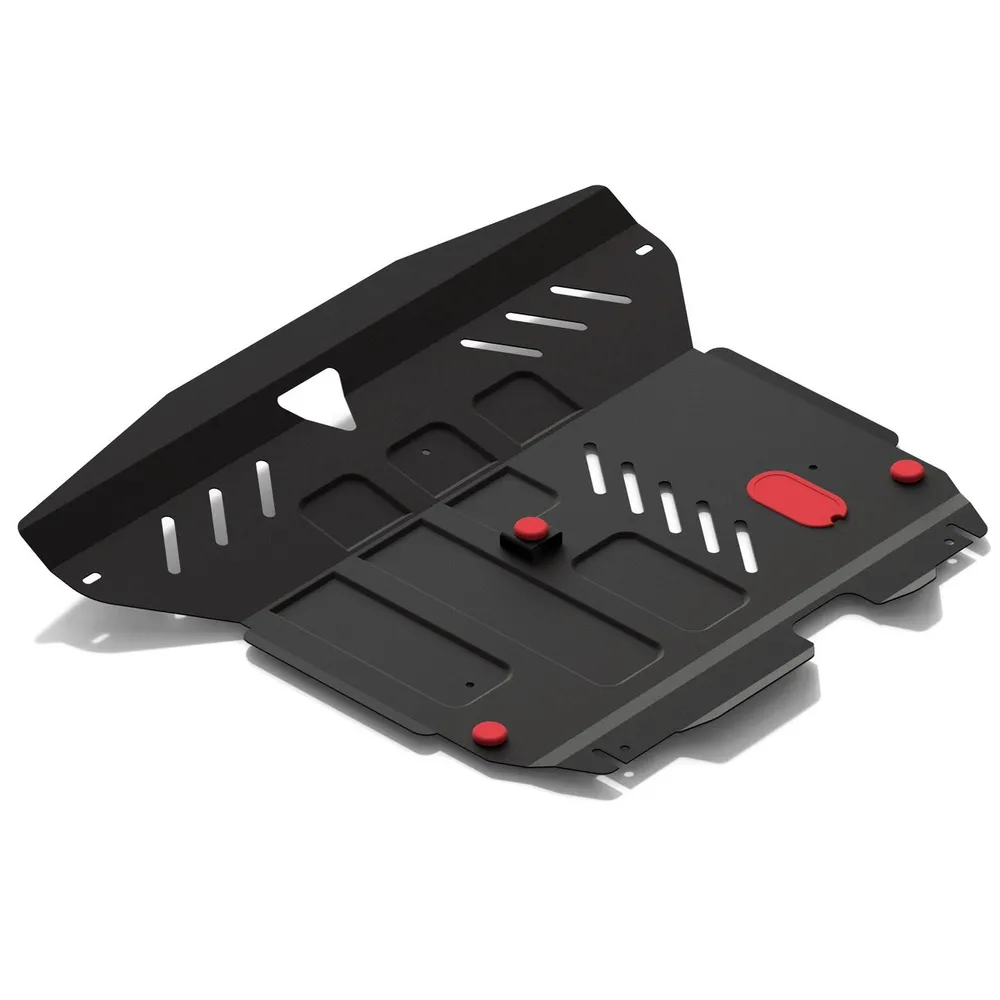 Защита картера + КПП + комплект крепежа, АвтоБРОНЯ, Сталь, Hyundai Matrix HYUNDAI Matrix АВТОБРОНЯ 111.02314.2