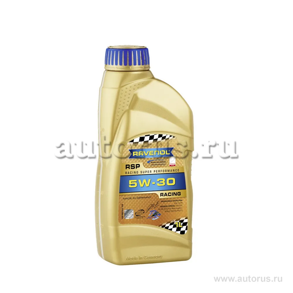 Моторное масло RAVENOL RSP Racing Super Performance SAE 5W-30 (1л) 1141089-001 (4014835852754)