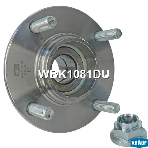 Ступица в сборе [задн, Kit] HYUNDAI Elantra III (XD), Matrix (FC) / KIA Cerato (LD) KRAUF WBK1081DU
