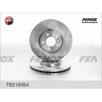 Диск тормозной передний VW TRANSPORTER, 2.0 TDI, 09- FENOX TB219364