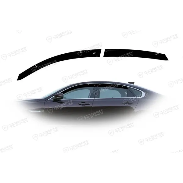 Дефлектора на окна Jaguar XF II Sd 2015EuroStandard деф.окон Cobra Tuning JE20815
