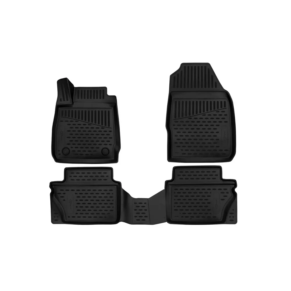 Коврики 3D в салон FORD Fiesta, 2015->, 4 шт. (ПУ, повышенная износостойкость) FORMAT FORMAT.3D1658210k