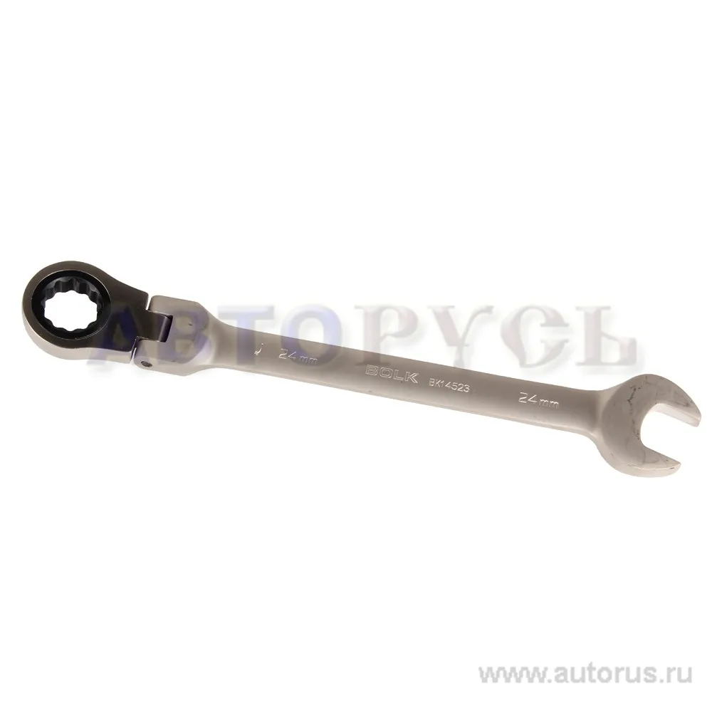 Ключ комбинированный, 24 мм, трещоточный, шарнирный BOLK BK14523