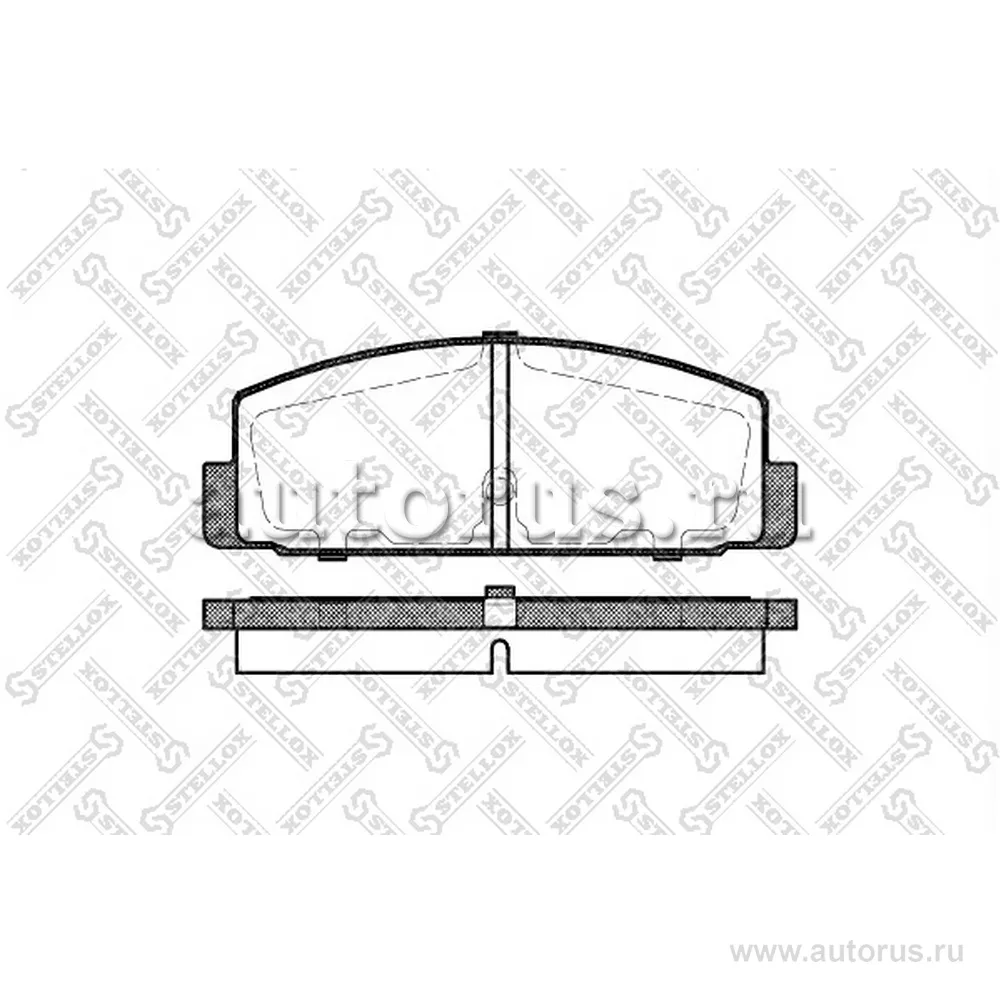 Колодки дисковые з. Mazda 323 1.4-2.0TD STELLOX 190030BL_SX