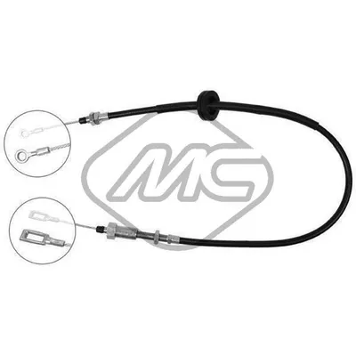 Трос ручника JUMBER ANT.-FRONT Metalcaucho 80110