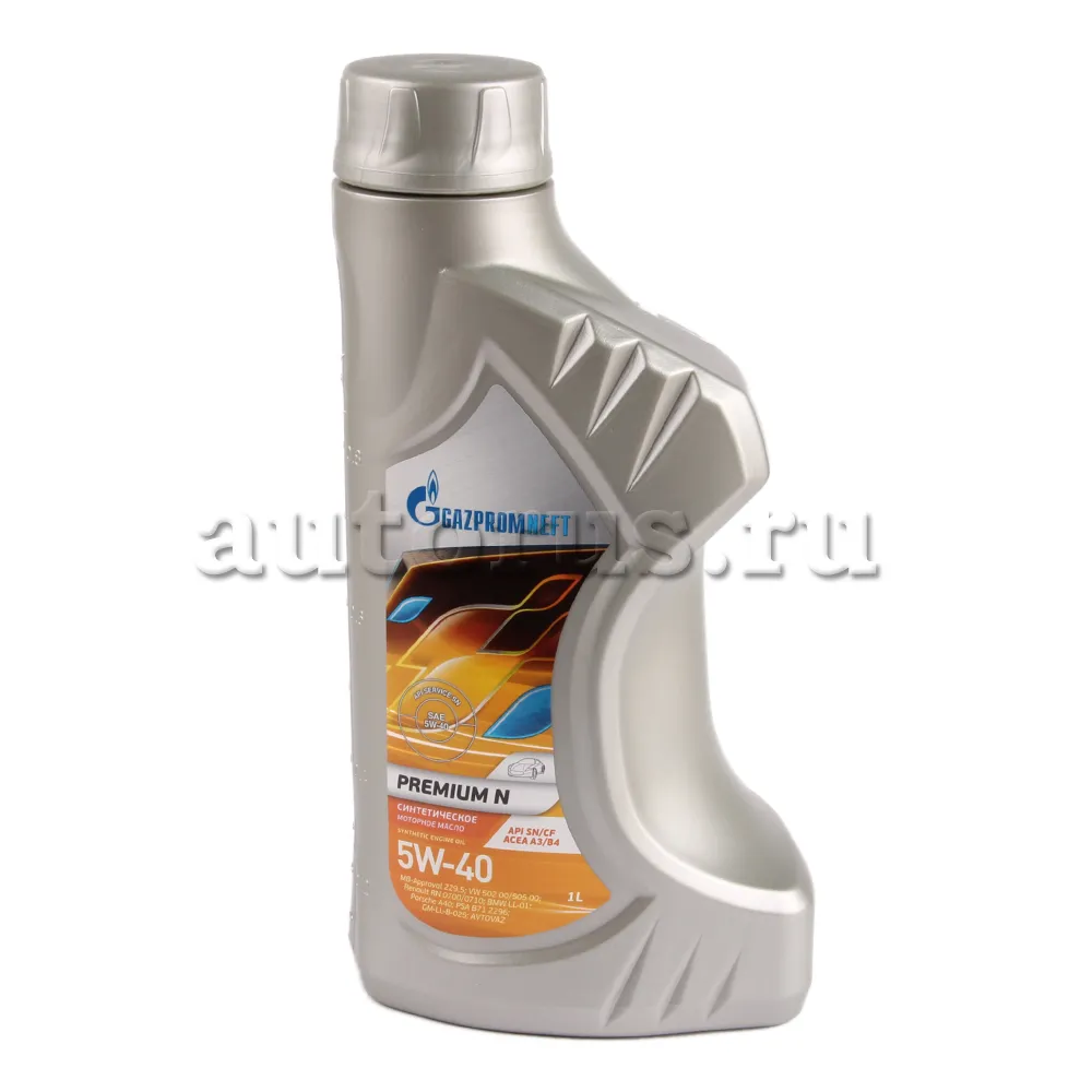 Масло моторное Gazpromneft Premium N 5W-40 синтетическое 1 л 2389900143