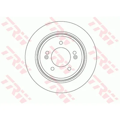 Диск тормозной задний KIA OPTIMA TRW DF7953