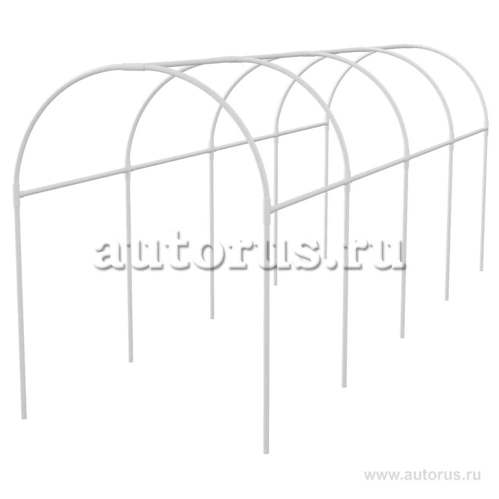 Каркас парника пластиковый 300x110x120 см, дуга D 20 мм, белый Palisad 63901 PALISAD 63901