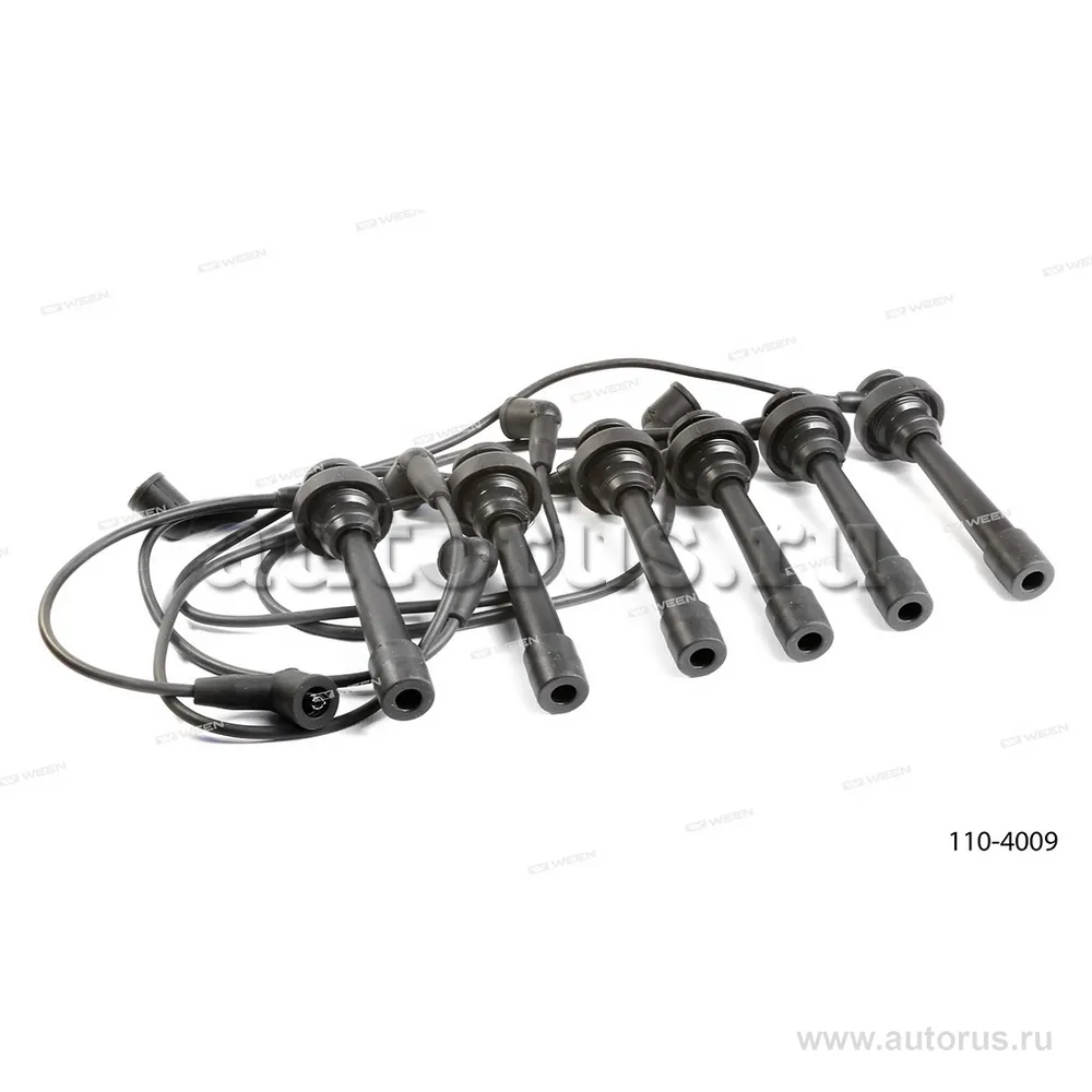 Высоковольтные провода N-Silicone Класс F MITSUBISHI Pajero II (3.0 V6 (6G72), 3.5 V6 (6G74) WEEN 110-4009