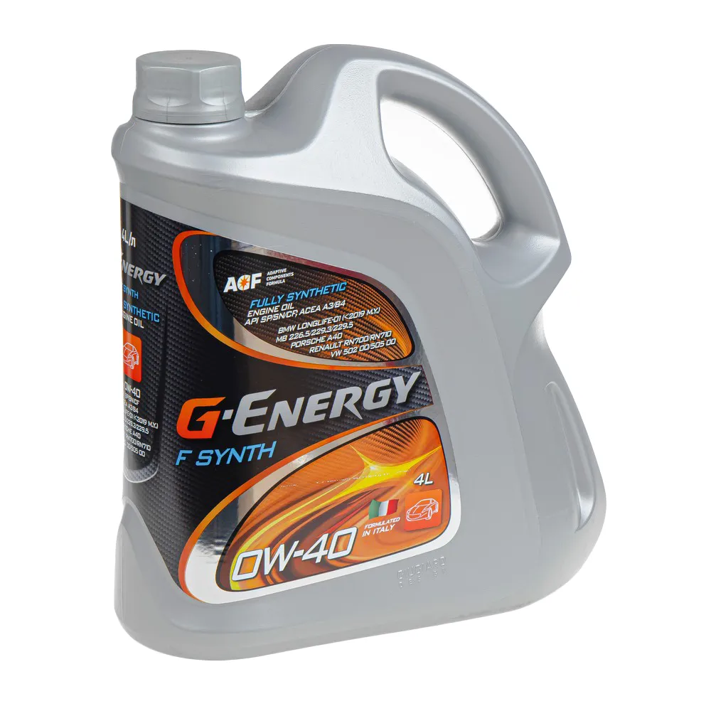 Масло моторное G-Energy F Synth 0W-40 синтетическое 4 л 2531401269