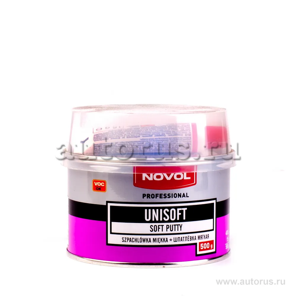 Шпатлевка Unisoft полиэфирная, 0,5кг Novol 1151