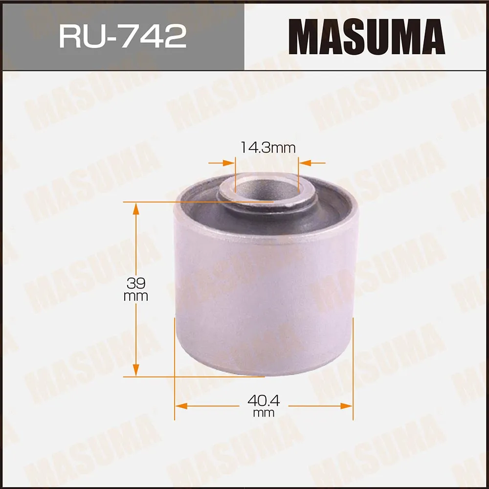 Сайлентблок перед. аморт. MASUMA RU742