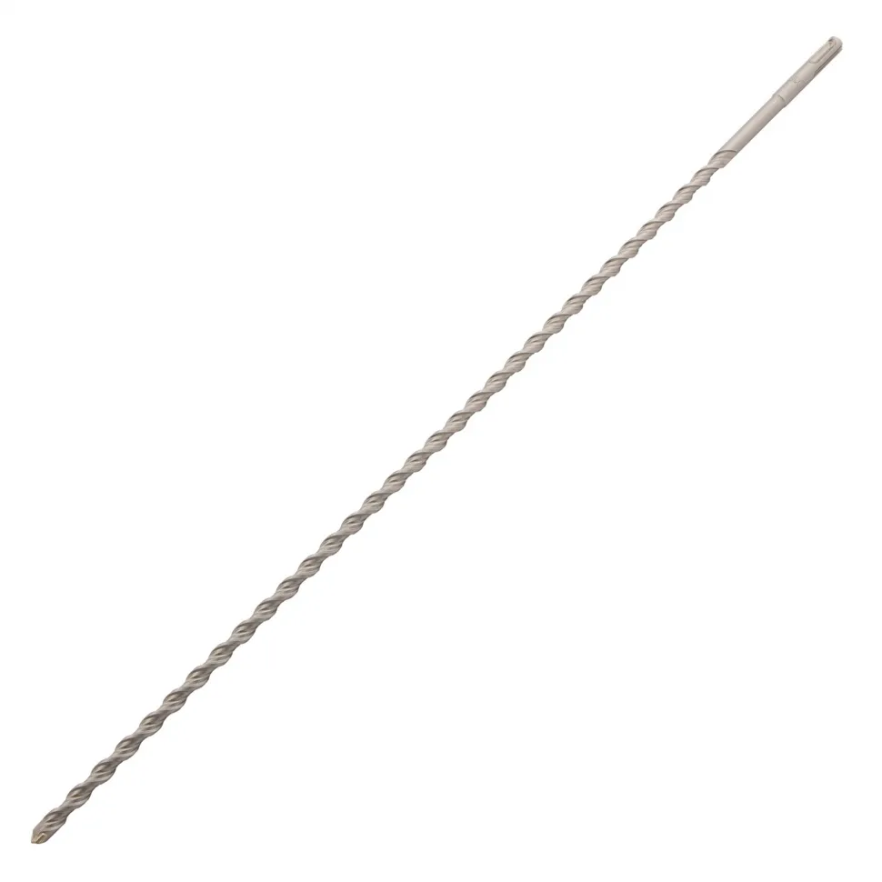 Бур по бетону, двойная спираль, Cobalt W-tip, 10x600 мм, SDS PLUS Denzel 705022