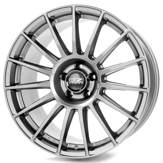 Диск литой R20 10J 5x112/79 ET26 OZ Superturismo Dakar Matt Graphite Silver Lettering W0186420046