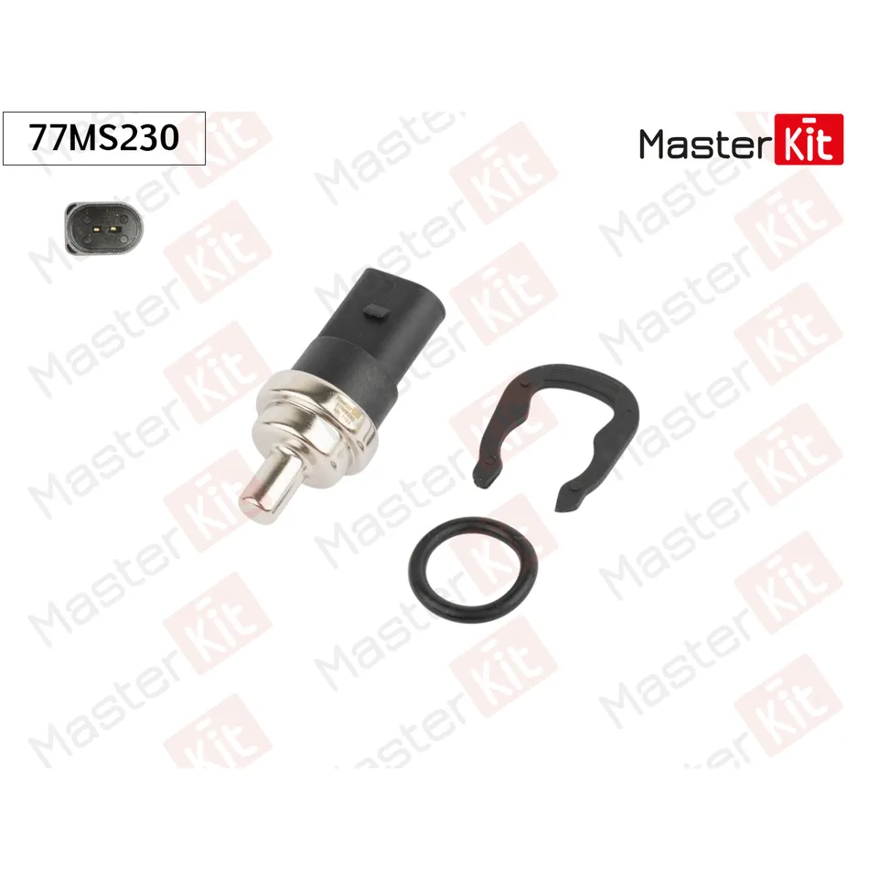 Датчик, температура ОЖ AUDI/VW 1.9TDi-3.0TDi 03- MASTERKIT 77MS230