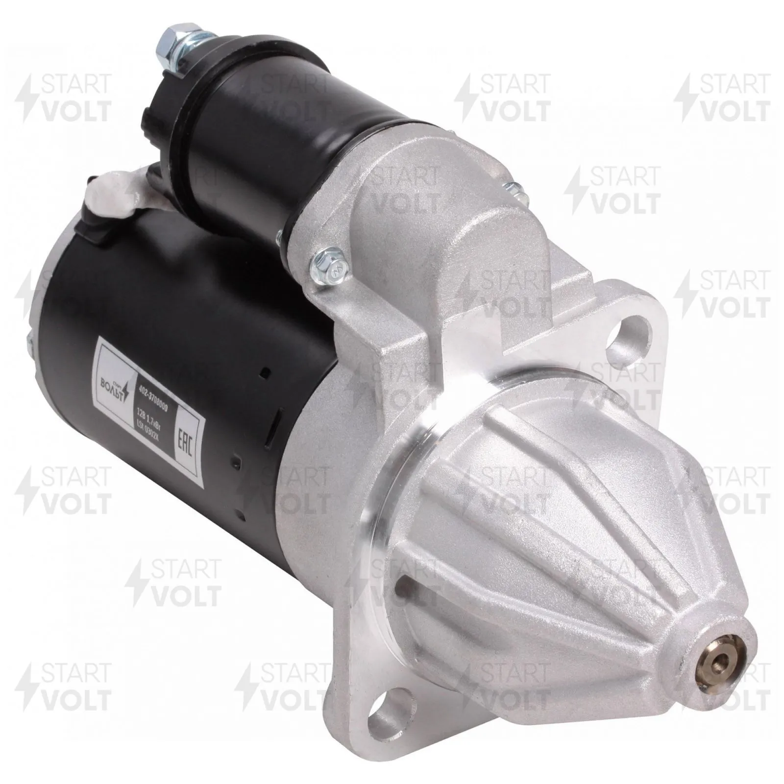 Стартер для а/м ГАЗ/УАЗ с дв. ЗМЗ-402/УМЗ-421 (ан. 5732.3708) 1,7кВт STARTVOLT LSt 0302X