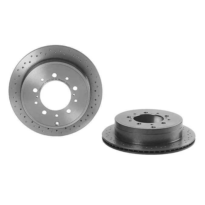 Диск тормозной задний TOYOTA LC200/LEXUS LX570 /XTRA D=345MM BREMBO 09.A967.1X