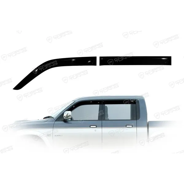 Дефлектора на окна Mitsubishi L200 III 1996-2006EuroStandardдеф.окон Cobra Tuning ME43296