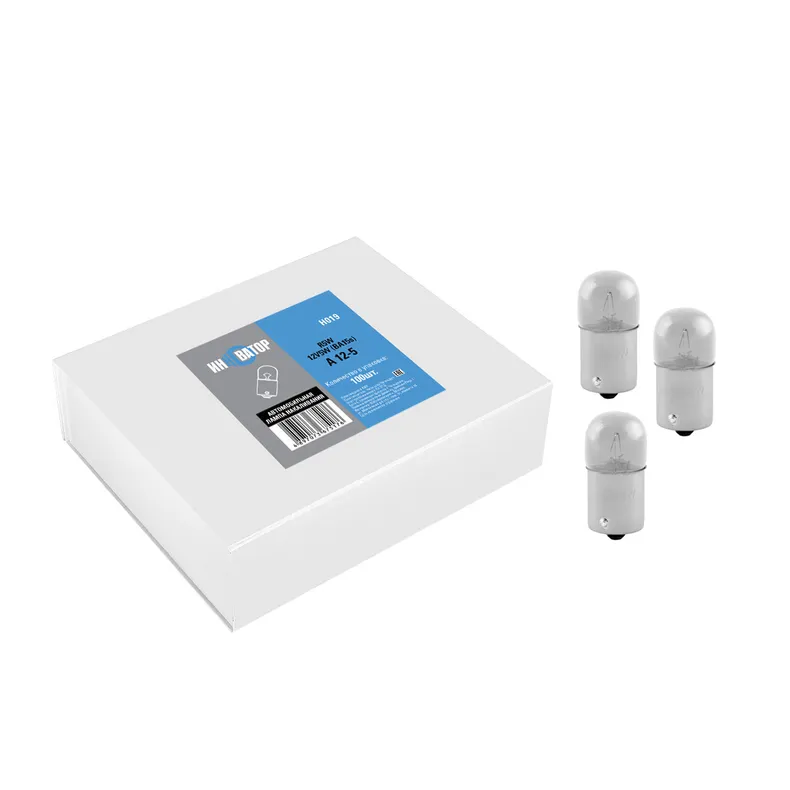Лампа 12V R5W 5W BA15s Инноватор 1 шт. картон H019