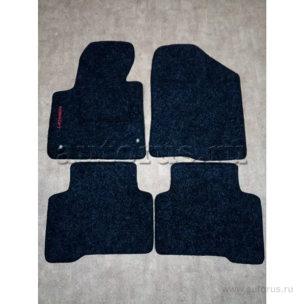 Коврики салона текстиль черный Hyundai Santa Fe III (DM) 2012- COMFORT 20.11.505