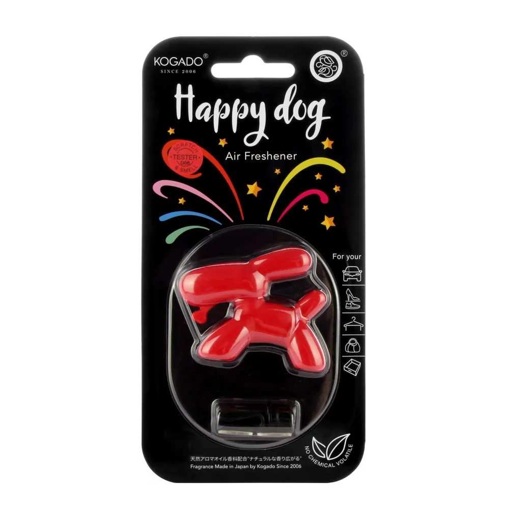 Ароматизатор полимерный Kogado Happy Dog на кондиционер Cherry KOGADO 3307