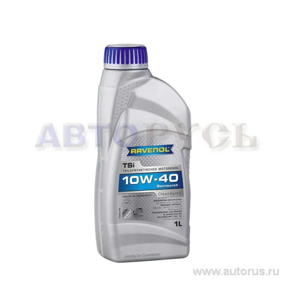 Моторное масло RAVENOL TSI SAE 10W-40 (1л) new 1112110-001 (4014835724112)