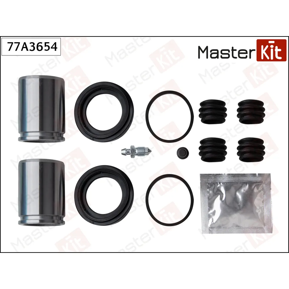 Ремкомплект тормозного суппорта + поршень IVECO DAILY II 1989 - 1999, DAILY III 1999 - 2006 MASTERKIT 77A3654
