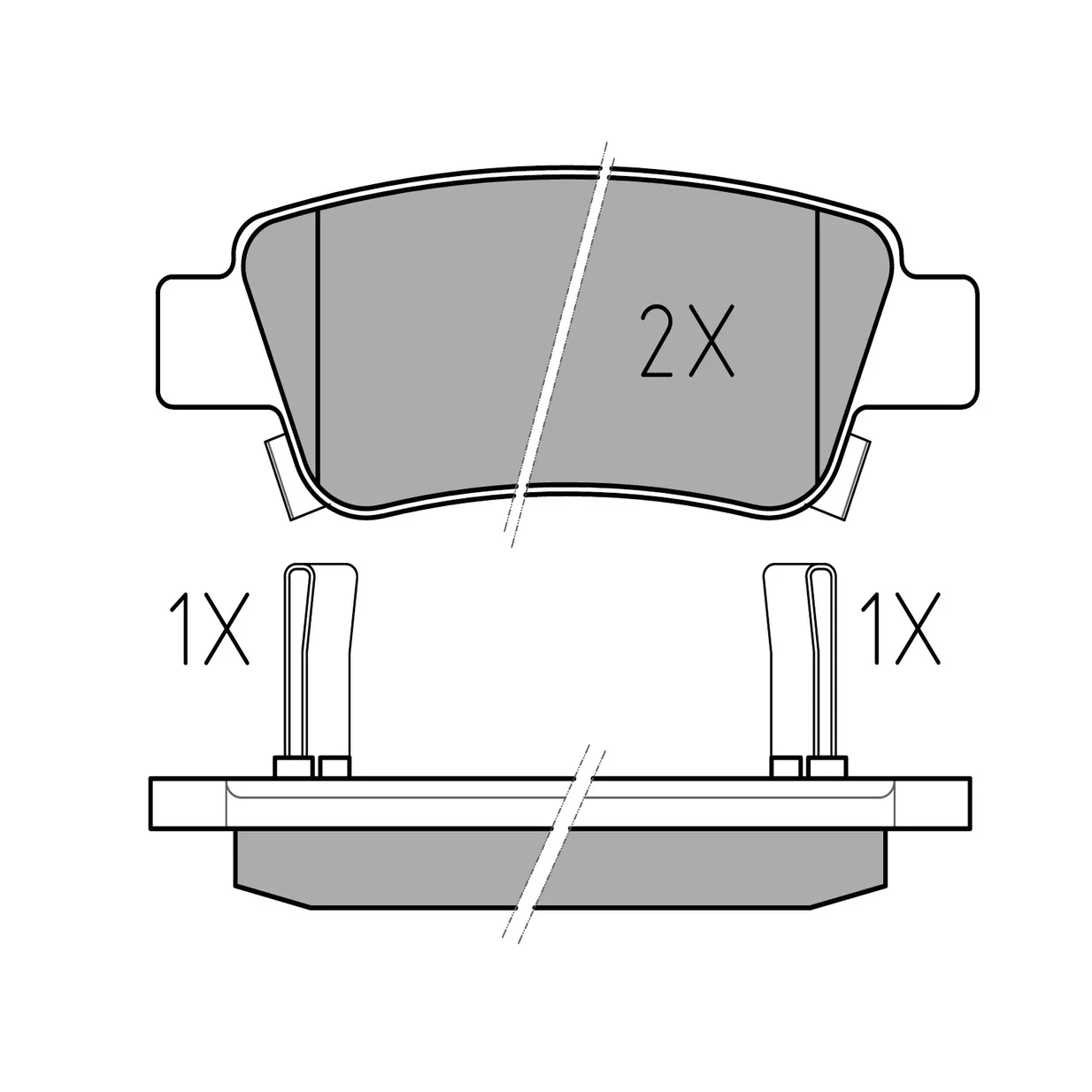 Комплект дисковых тормозных колодок HONDA CR-V II (09/01-07/07), CR-V III (06/06-), CR-V IV (01/12-) MEYLE 0252463516W