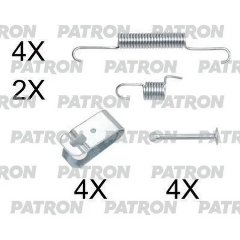 Комплект монтажный тормозных колодок барабанных HONDA: CR-V III 06- PATRON PSRK0213