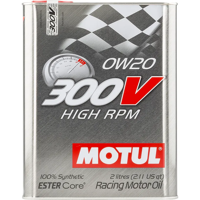 Масло моторное Motul 300V High RPM 0W-20 2 л 104239