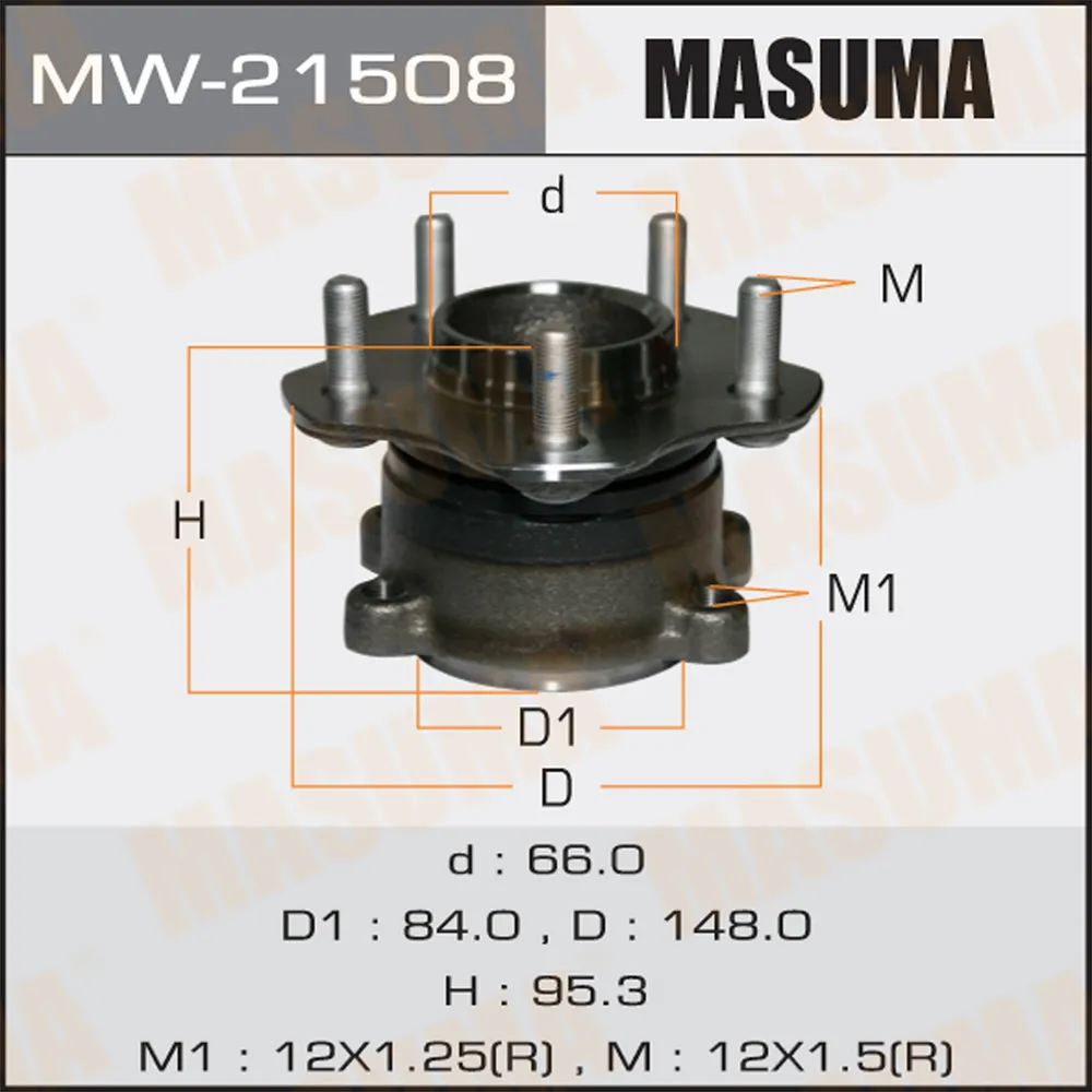 Ступица задняя NISSAN ELGRAND MASUMA MW-21508