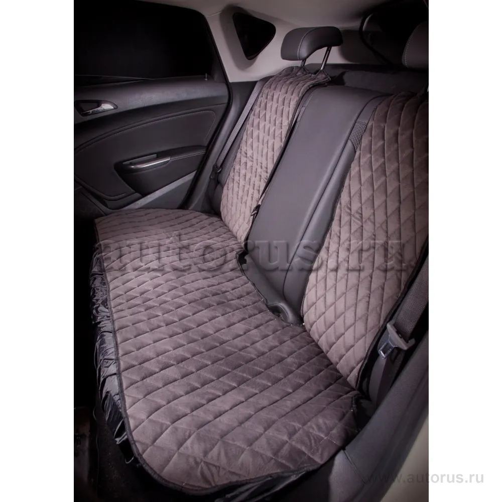 Накидка Алькантара, задняя (3 предмета), серая, универсальная AIRLINE ASC-B-02