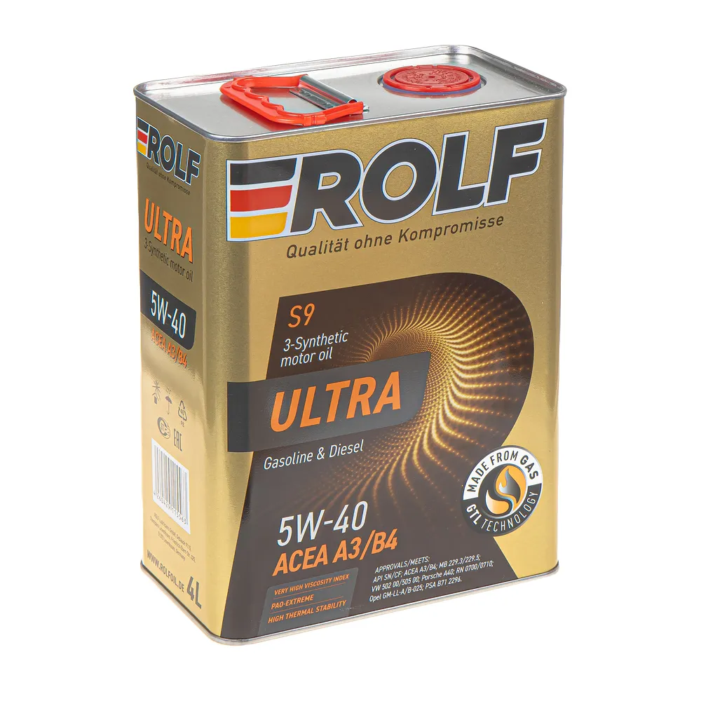 Масло моторное ROLF Ultra 5W-40 SP синтетическое 4 л 323106