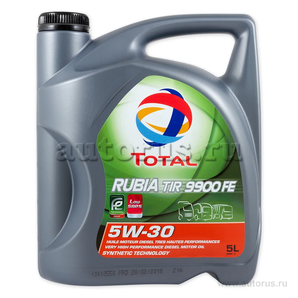 Масло моторное Total Rubia TIR 9900 FE 5W-30 5 л 195097