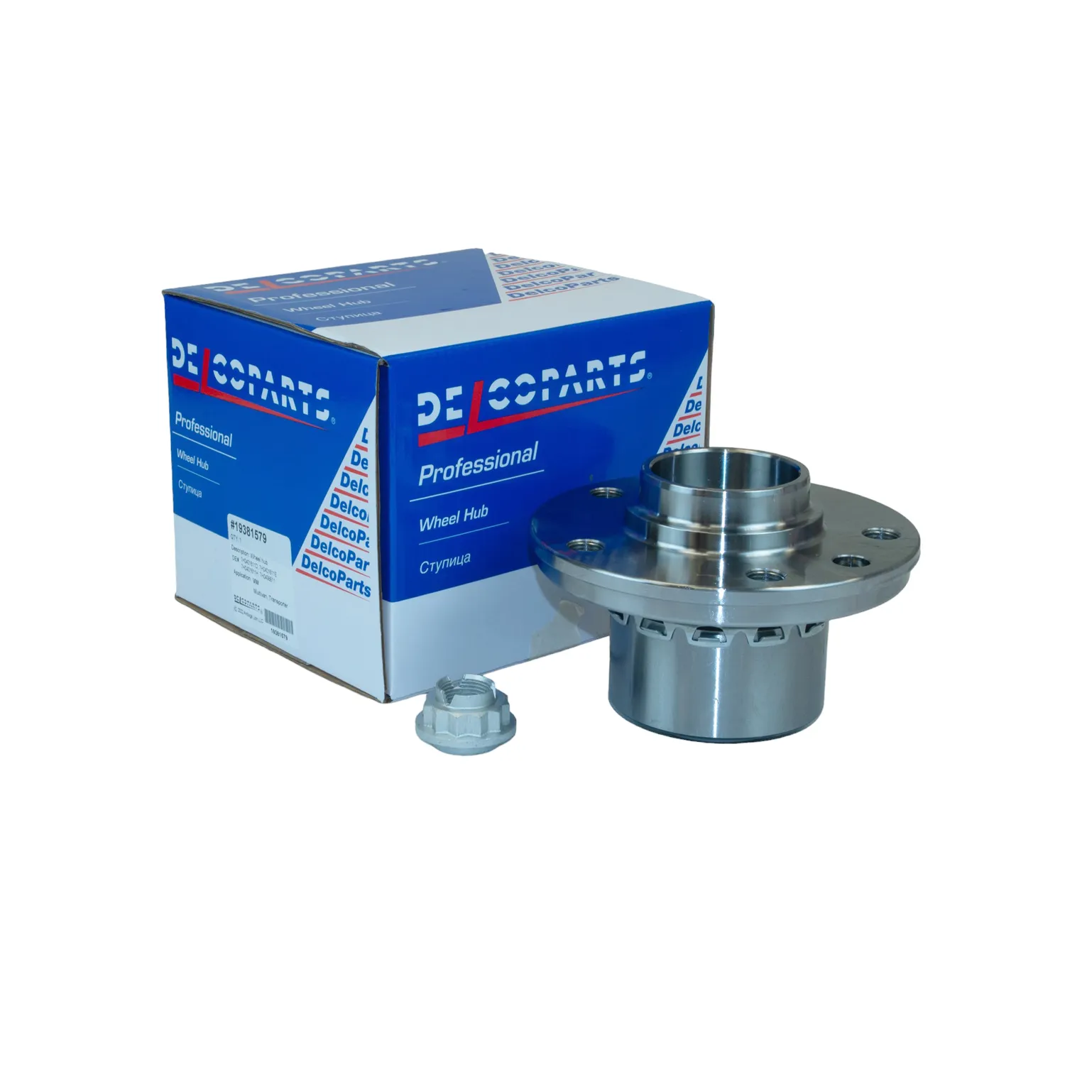 Ступица перед/зад VW MULTIVAN, TRANSPORTER DelcoParts 19381579