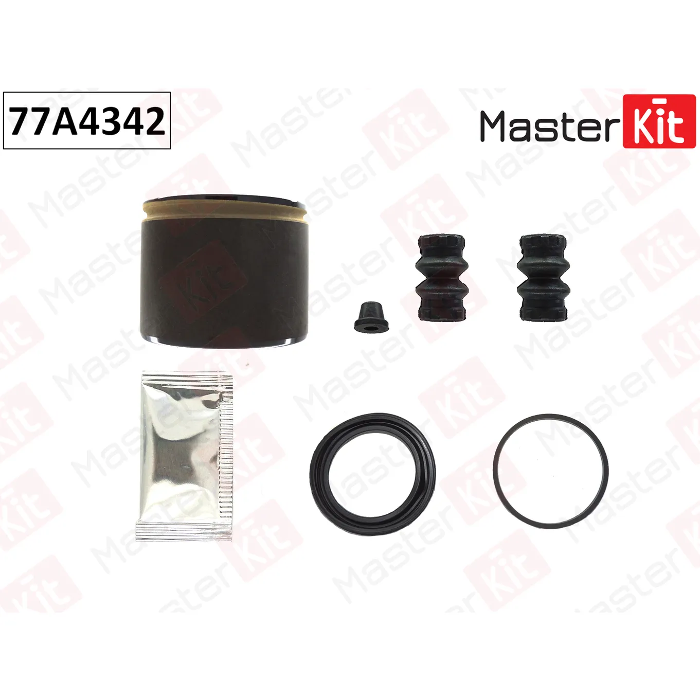 Ремкомплект тормозного суппорта+поршень DODGE JOURNEY 06-08-, CHRYSLER VOYAGER 10-07- 77A4342