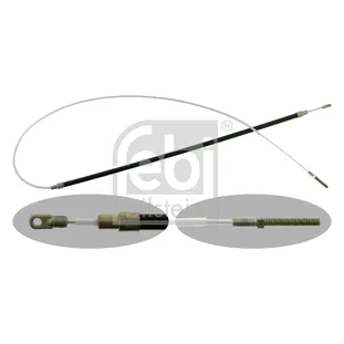 Трос ручного тормоза L=R