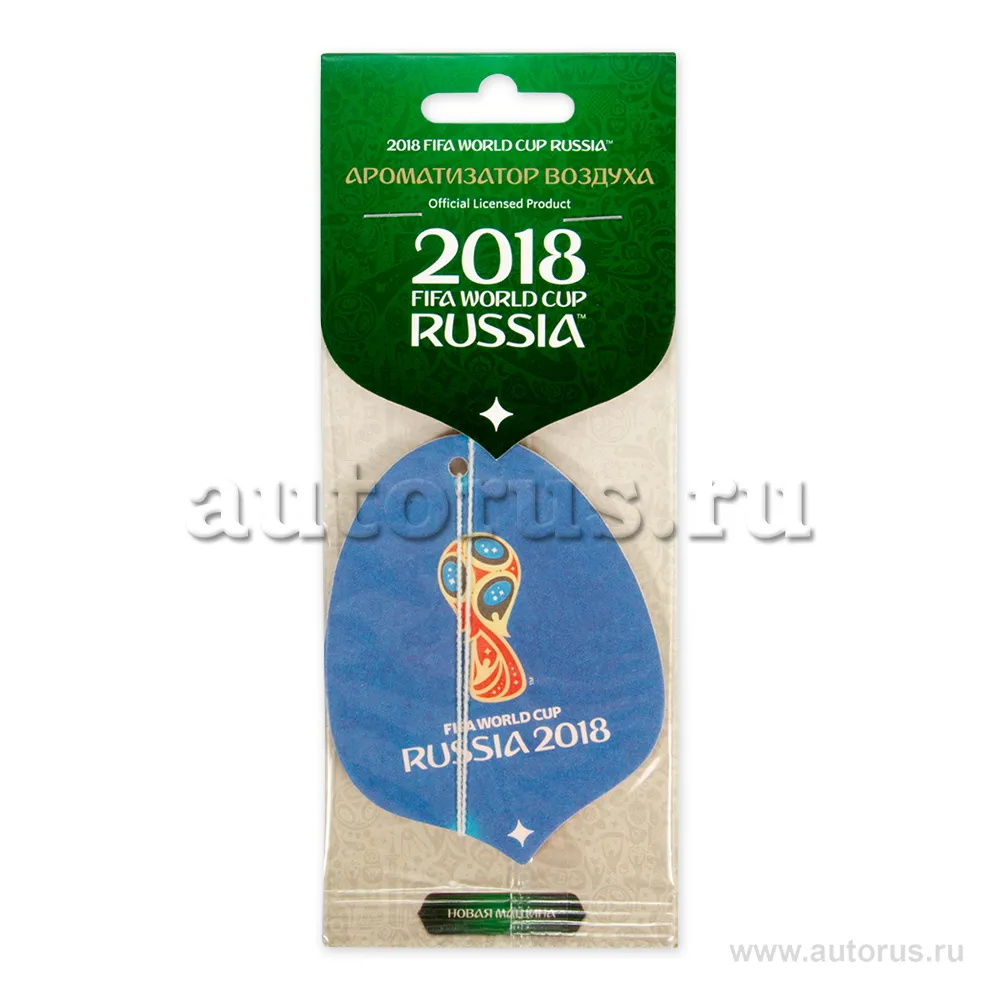 Ароматизатор FIFA-2018 пропитанный пластинка новая машина AURAMI CUP18-01