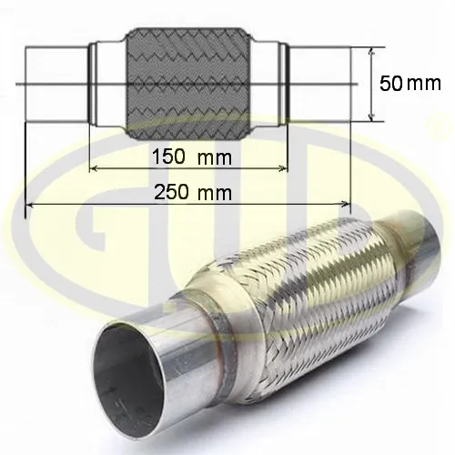 Гофра глушителя с фланцами G.U.D GFP450150