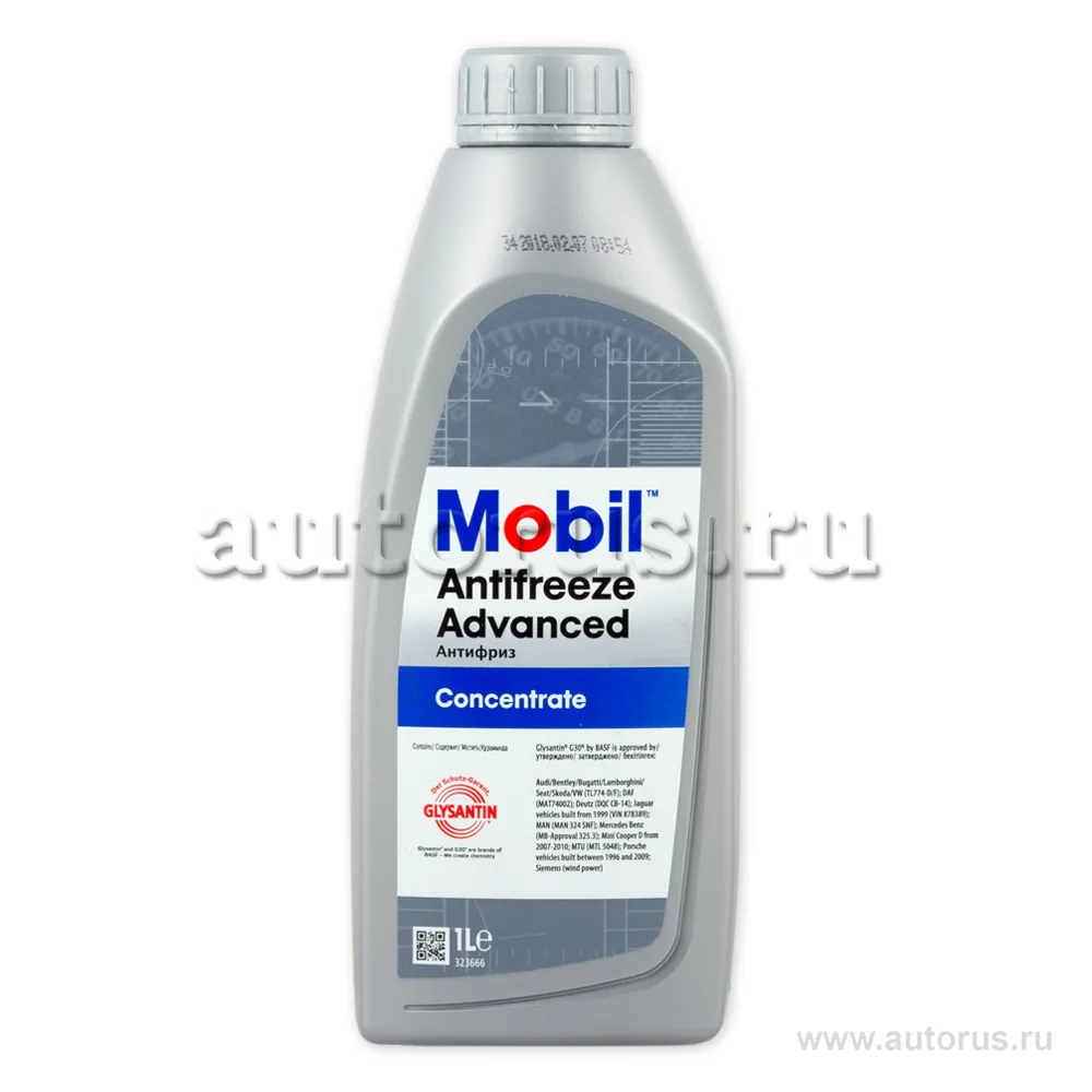 Антифриз MOBIL Antifreeze Advanced концентрат красный 1 л 151153R