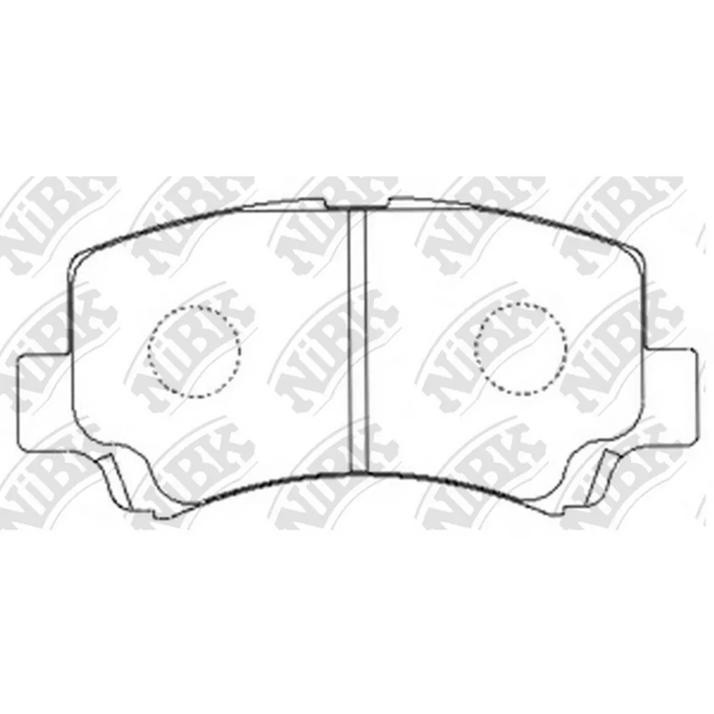 Колодки тормозные NIBK PN9406