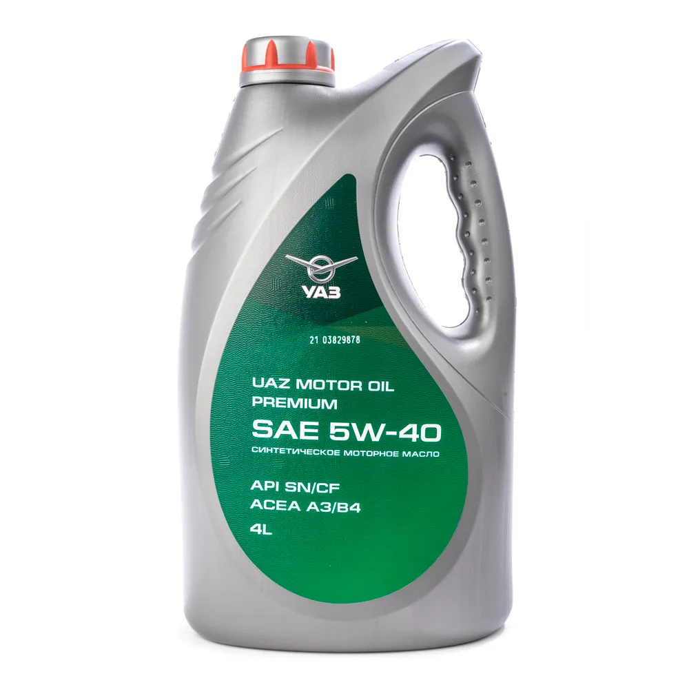 Масло моторное УАЗ Motor Oil Premium 5W-40 синтетическое 4 л 000101004054002