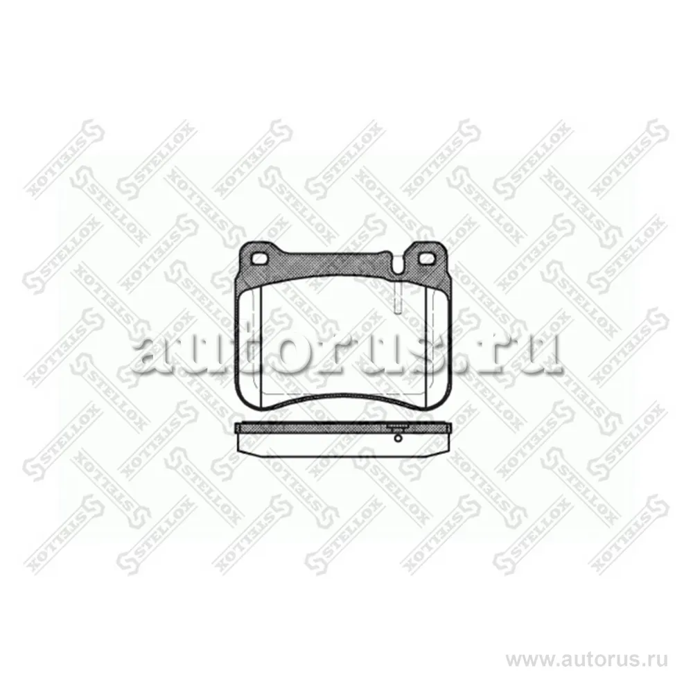 Колодки дисковые з. MB CL203 04 STELLOX 1204000_SX