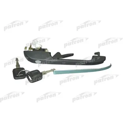 Ручка двери передняя правая (с замком и ключом) AUDI: 80/90/10 PATRON P20-0005R
