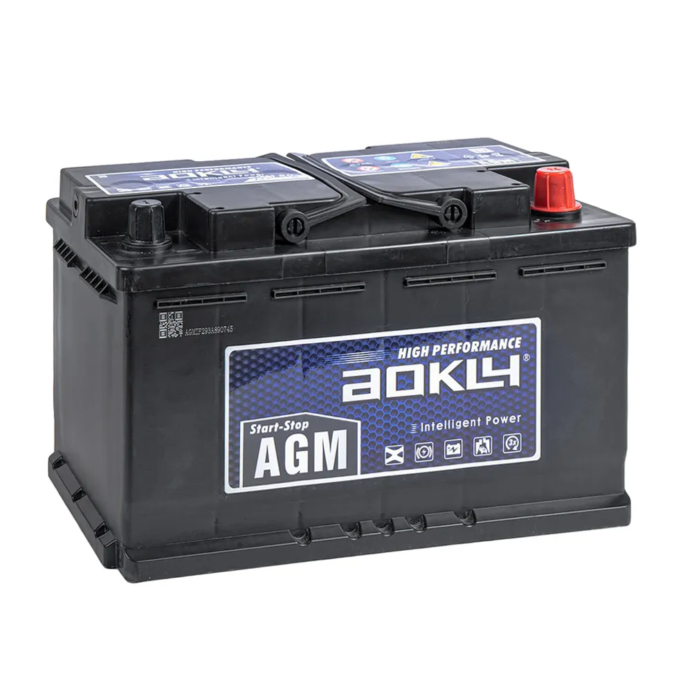 Аккумулятор AOKLY AGM Stop&Go 80 А/ч обратный R+ 316x176x190 L4 EN 780 А