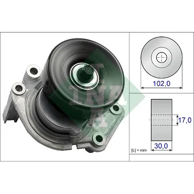 Ролик-натяжитель приводного ремня TOYOTA 4Runner/LC100/LC200/LEXUS mot.4,7L INA 534 0350 10