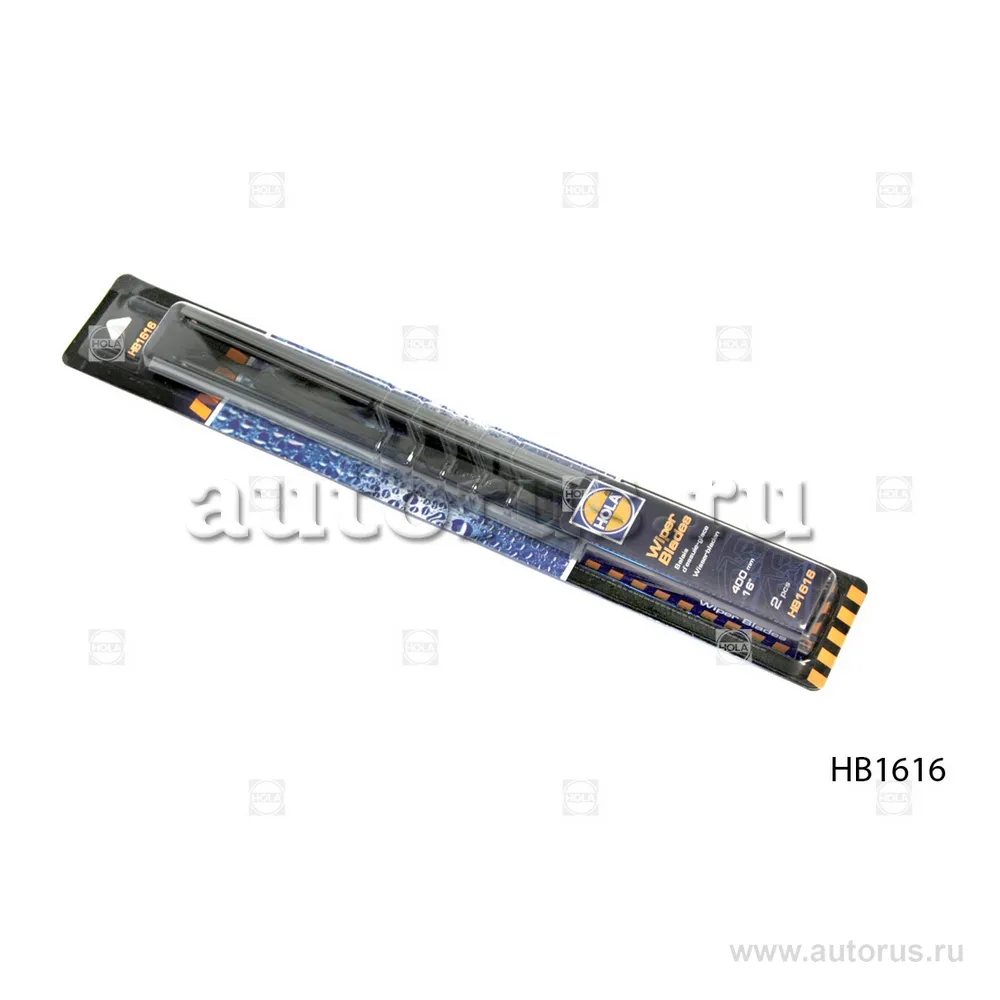Щетка стеклоочистителя 400/400 мм каркасная комплект 2 шт HOLA WIPER BLADE HB1616