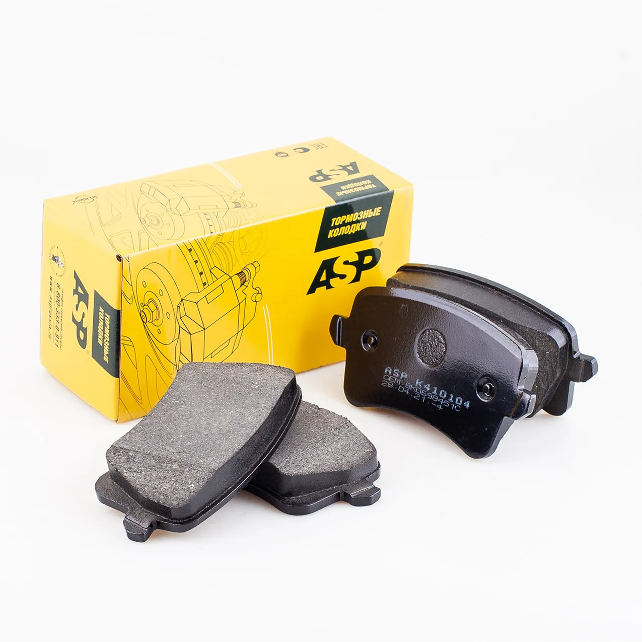 Колодки задние VAG AUDI A4/A5/Q5 1.8-3.2 07 ASP K410104