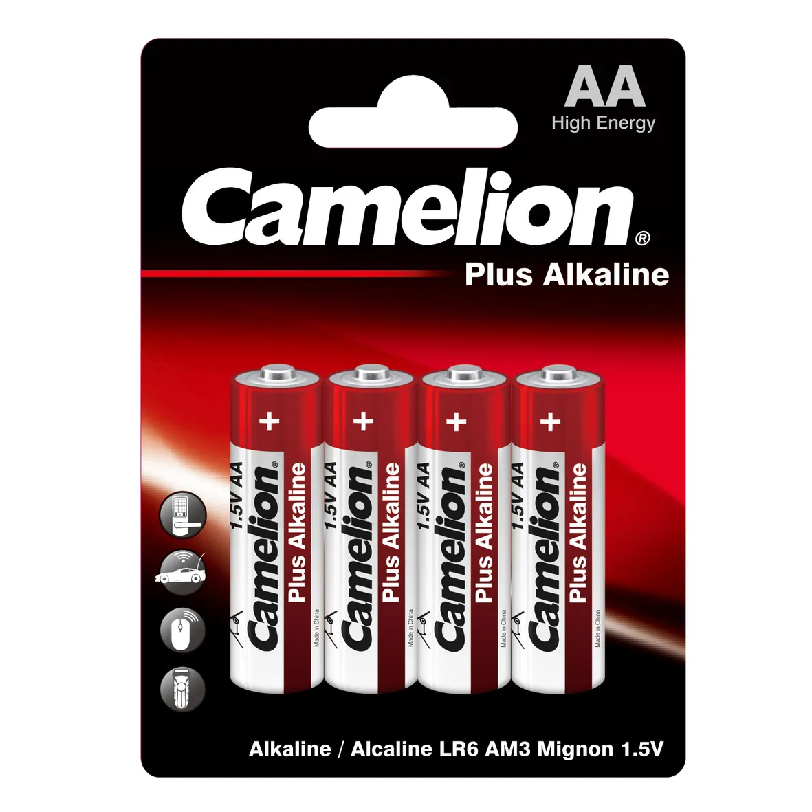 Батарейка алкалиновая Camelion Alkaline AA 1,5V (4 шт) LR6-BP4